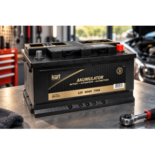 Hart 12v 80Ah akkumulátor J+