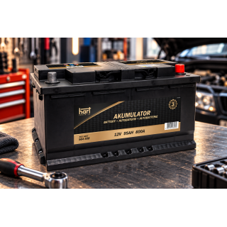 Hart 95Ah 800A 12V autó akkumulátor – jobb pozitív